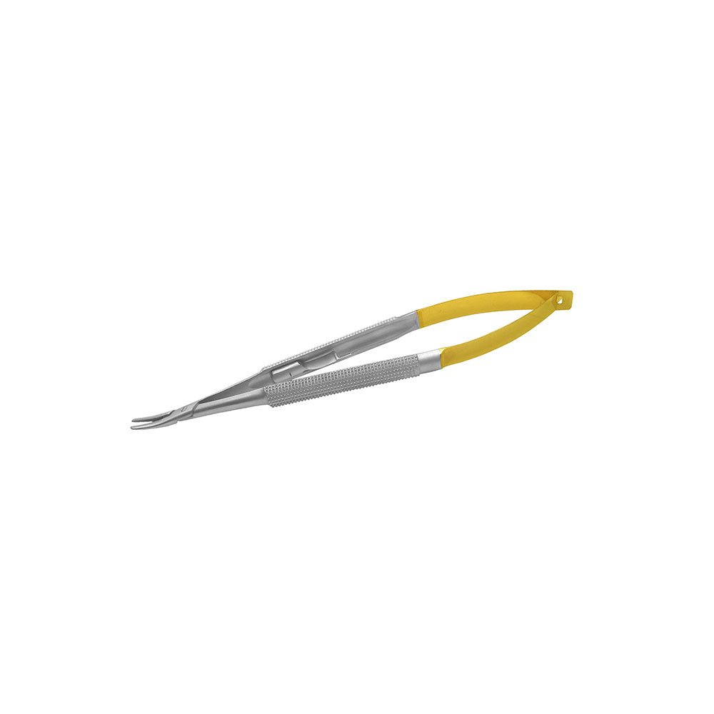 Castroveijo T/C Needle Holder Needle Holder curved (MW765-7960) - GoldenDent - GoldenDent