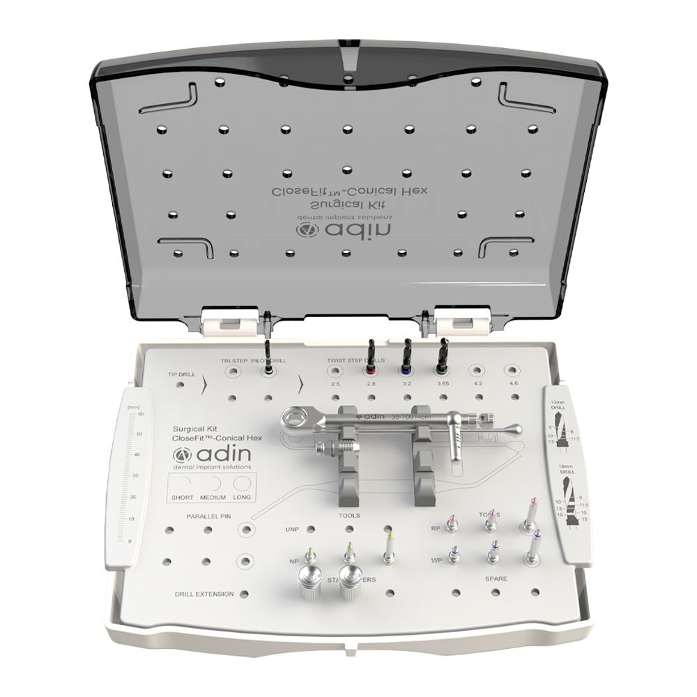 Adin Touareg CloseFit Surgical Kits | Dental Implant & Surgical