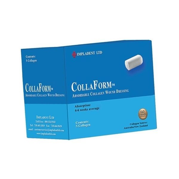 CollaForm Collagen Plugs Long Lasting - Impladent - GoldenDent