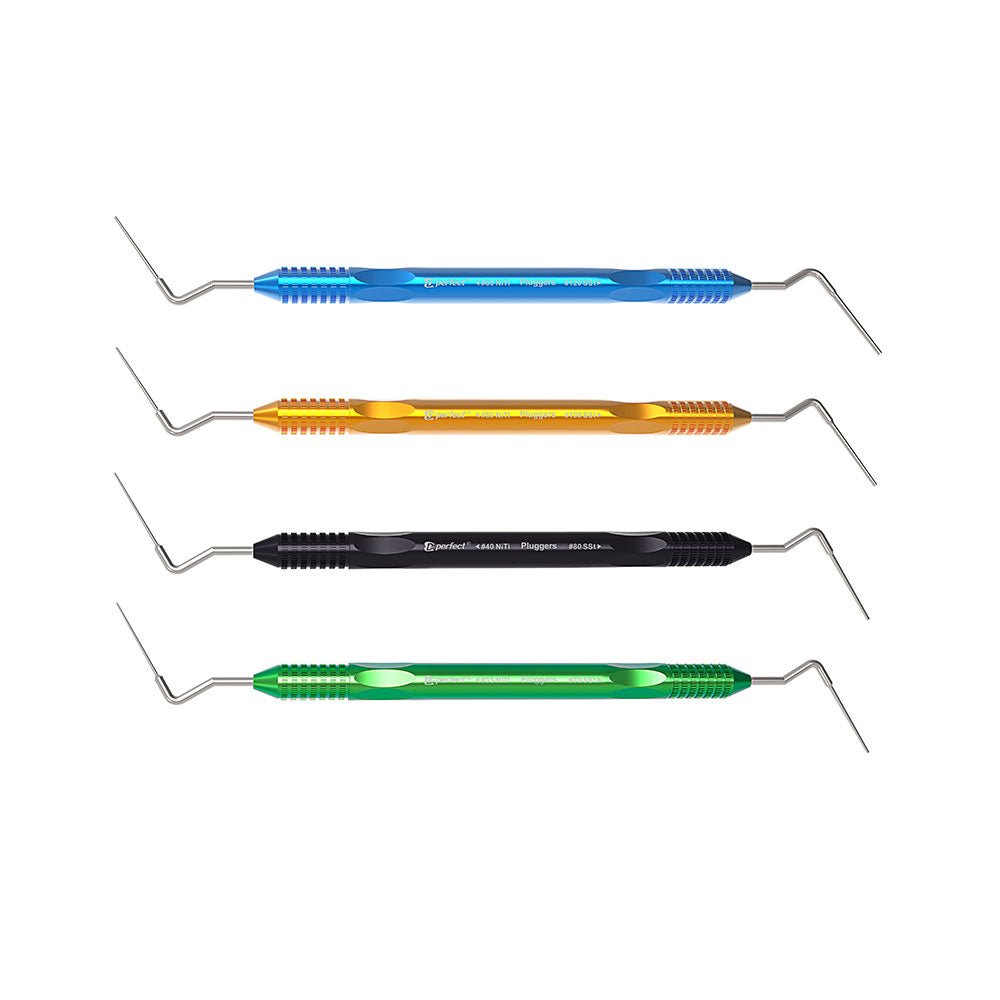 Gutta-Percha Plugger NiTi / Stainless Steel Endo Pluggers - Single Instrument Qty 1 - Dental Perfect - GoldenDent