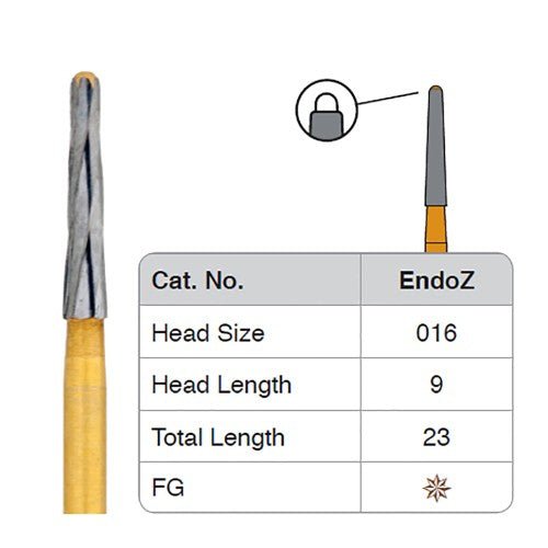 Endo Safe Sider FG Carbide Bur Qty 3 - Strauss Diamond - GoldenDent