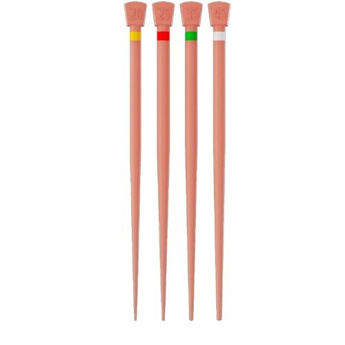 Injection Molded Gutta Percha Length Marked: Match GoldenOne & WaveOne Gold Compatible Qty 60 - Dental Perfect - GoldenDent