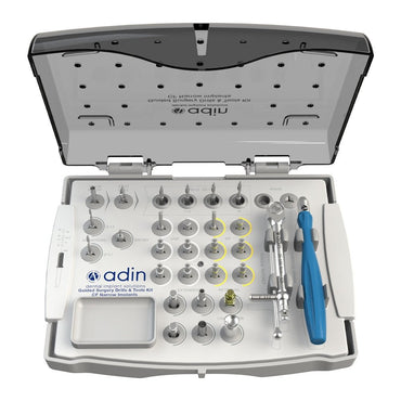 Guided Surgery Drills & Accessories KIT - NP/UNP Implants - Adin - GoldenDent