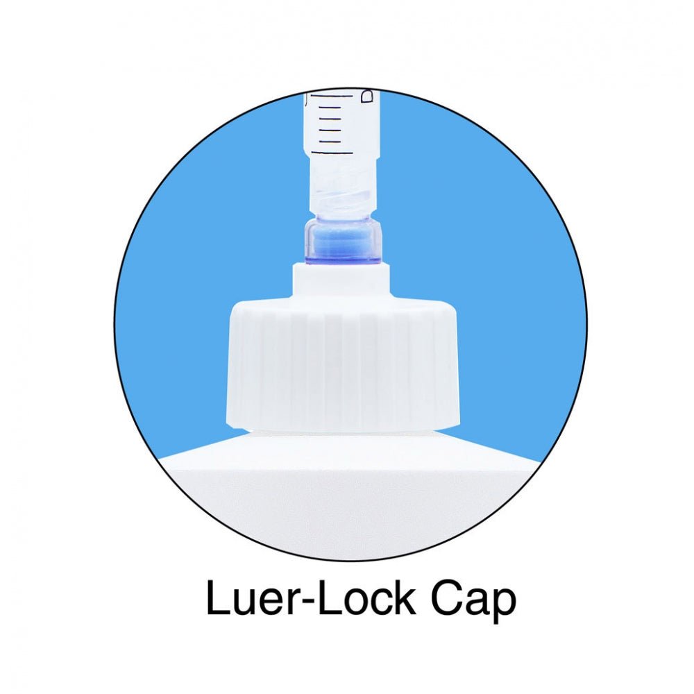 17% EDTA Refill Bottle, 480 ml/16 oz with 1 x Luer-Lock Dispensing Cap - PacDent - GoldenDent