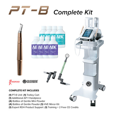 Woodpecker PT-B Desktop Air Polisher & Ultrasonic Scaler Combo Unit - Woodpecker - GoldenDent