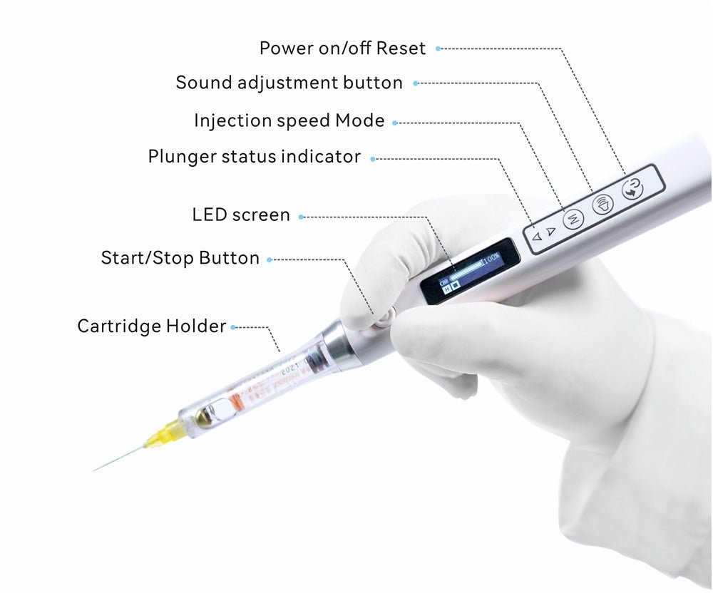 Woodpecker Star & Super Pen Electronic Anesthesia Delivery Syringe System - Woodpecker - GoldenDent (view 4)
