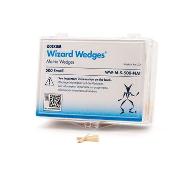 Wizard Wedges Wood Sectional Matrix Wedges Qty 500 - Dockum - GoldenDent