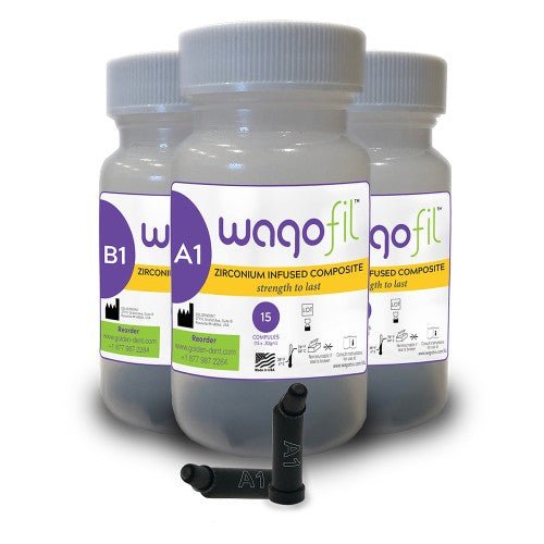 Wagofil Ziconium Infused Posterior Composite Intro Kit 45 Compules, 15 x 0.30gm - WagoTrix - GoldenDent