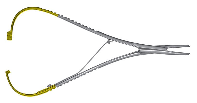 Needle Holder Mathieu Gator Grip - GoldenDent