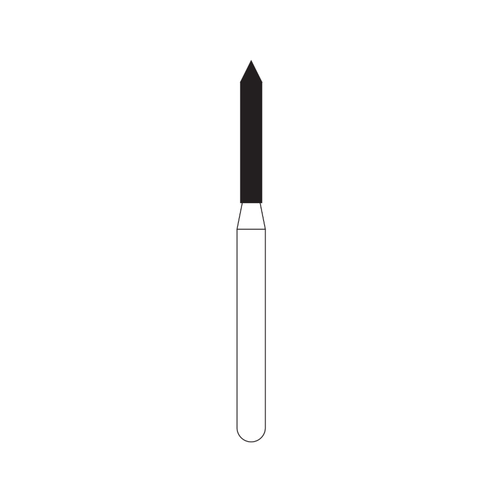 Tempo FG Single Use Diamond Burs 885 -Pointed Cylinder Shape Qty 25