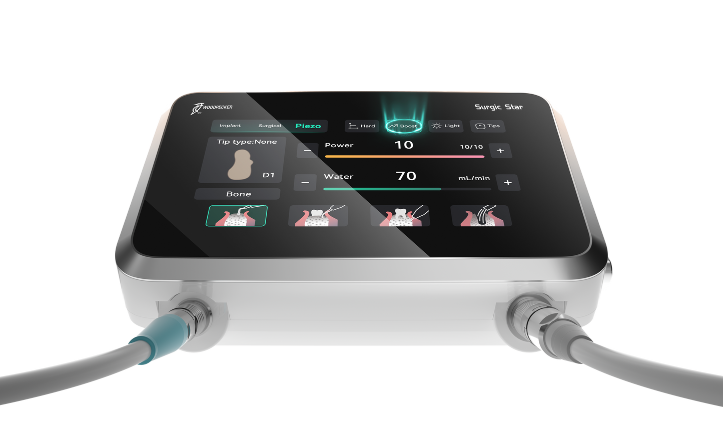 Woodpecker Surgic Star 3-in-1 Surgical Motor - Implant Motor, Bone Piezo & Electric Motor