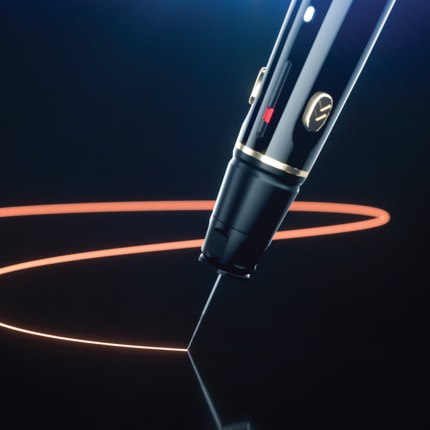 Woodpecker Fi-E Electric Obturation Pen: Endo Gutta Percha Hot Melting & Filing Pen - Black