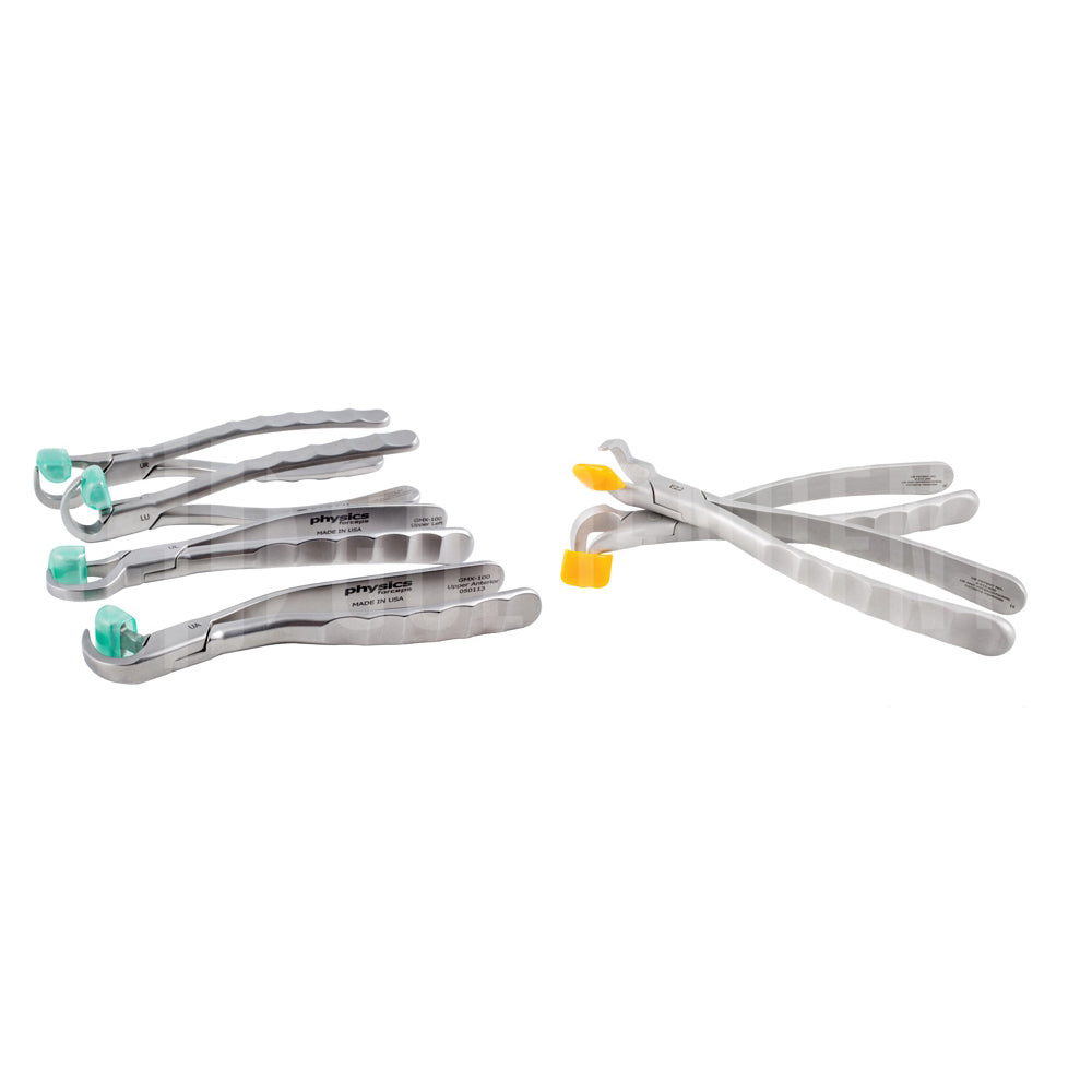Physics Forceps Golden Package GMX 100-200 Standard Series & GMX 400 Molar Series Sets Extraction Forceps