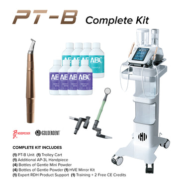 Woodpecker PT-B Desktop Air Polisher & Ultrasonic Scaler Combo Unit
