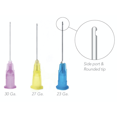 1" Length Bendable Single Side Vent Endo Irrigation Needle Tips Qty 100