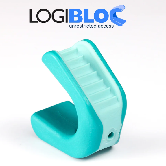 LogiBloc bite block by Common Sense Dental, standard green